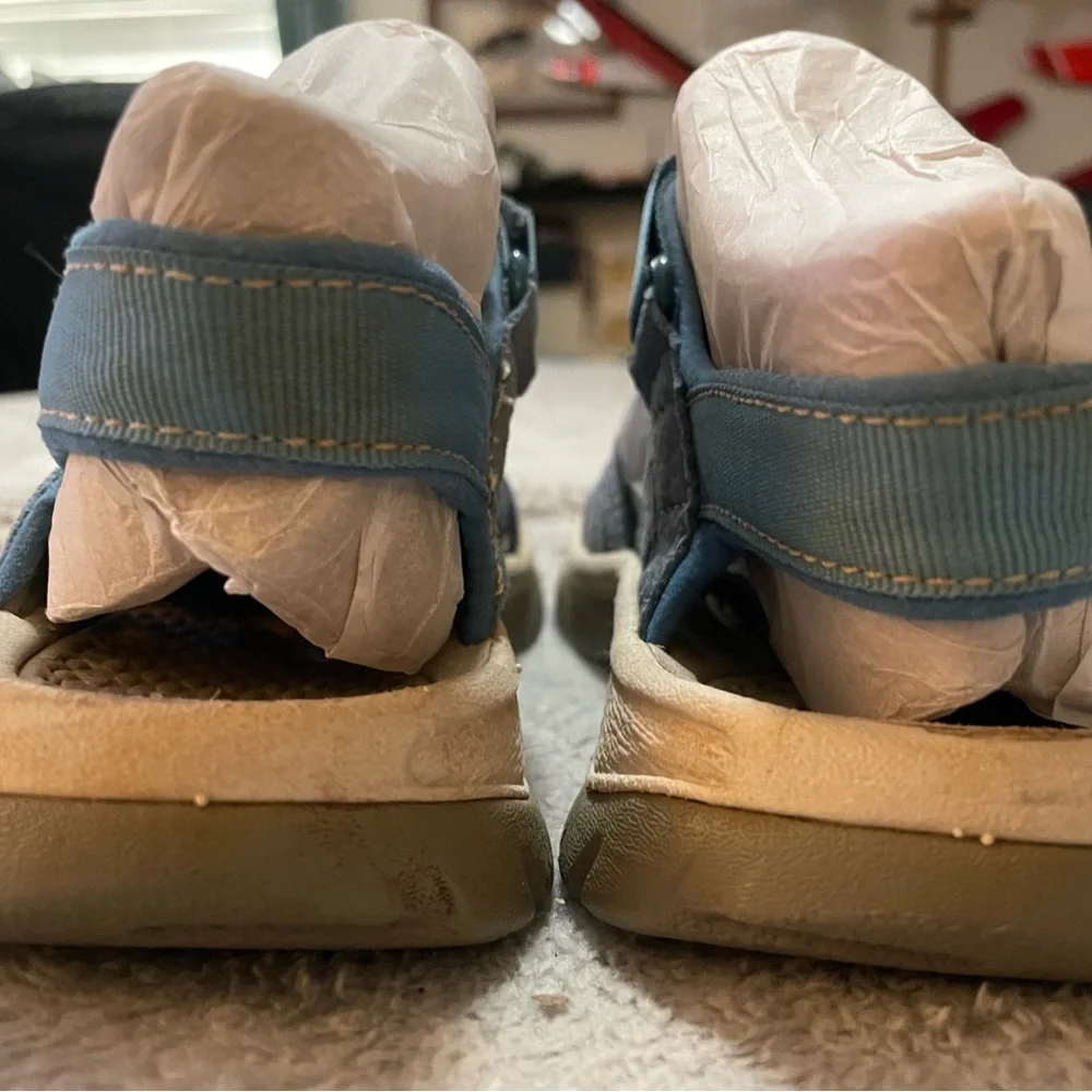 Keen Blue Sandals with Adjustable Strap and Cutout Design 5.5 - Picture 5 of 13